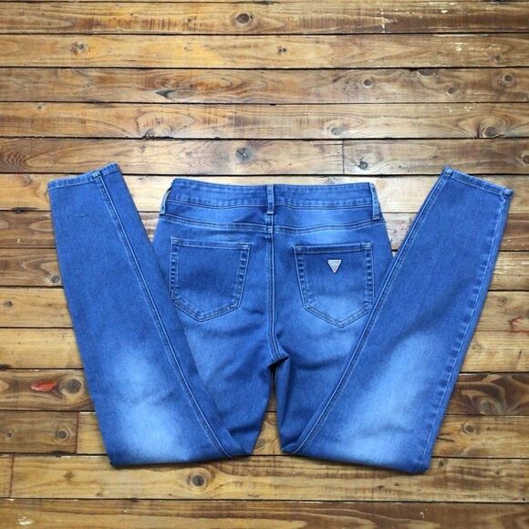 GUESS faded blue skinny jeans size 27 Tahiana fit - Picture 2 of 8
